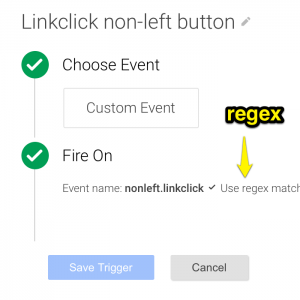 non-left button